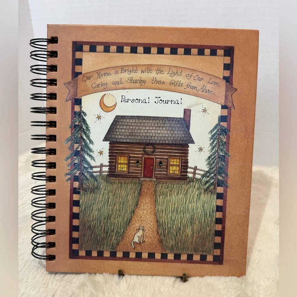 Vintage 2000 Personal Journal spiral bound with hard cover